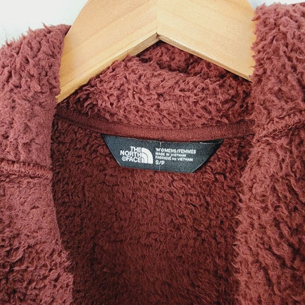 The North Face Campshire Sherpa Fleece Vest Sequoia Red Burgundy Maroon Small - Picture 8 of 9